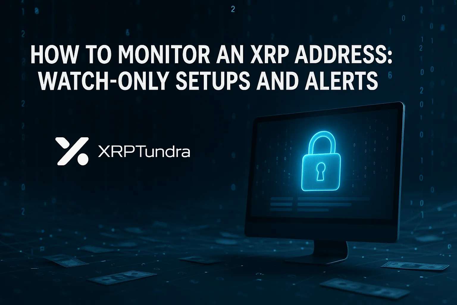 HOW TO MONITOR AN XRP ADDRESS: WATCH-ONLY SETUPS AND ALERTS